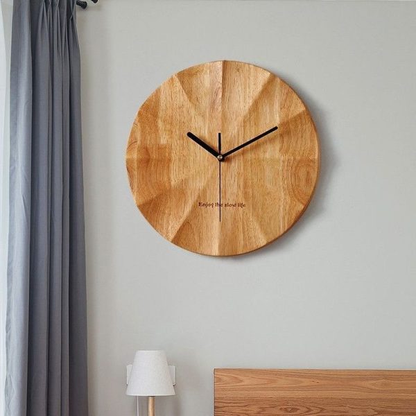 Unique Modern Wooden Clock Decorative