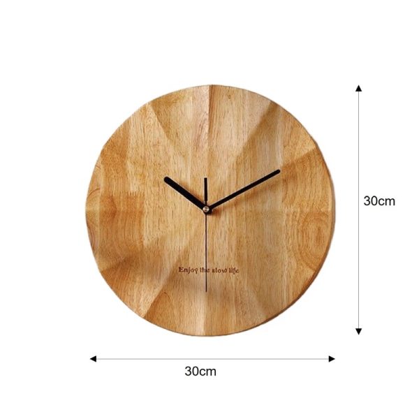 Unique Modern Wooden Clock Decorative